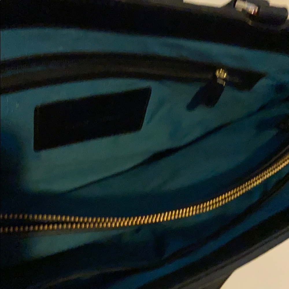 Cole Haan leather/calf hair handbag - Picture 4 of 7
